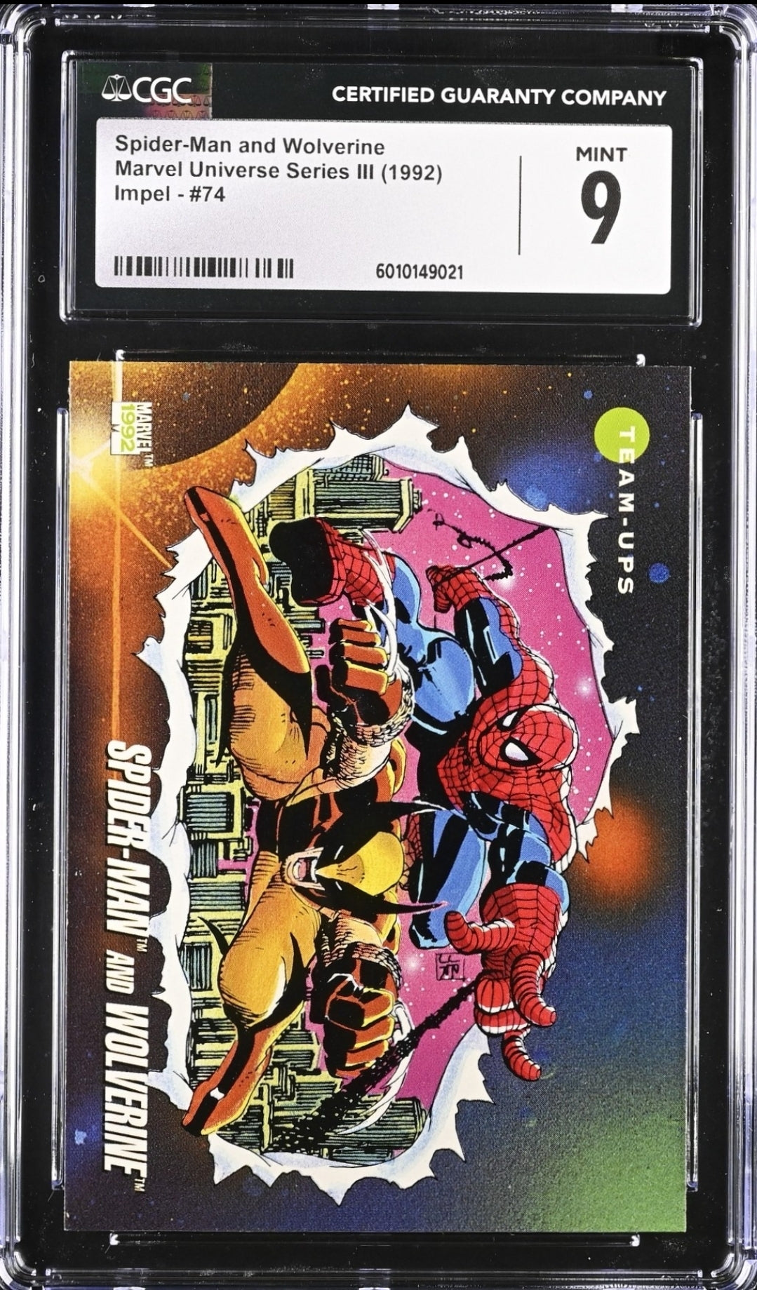 Spider-man and Wolverine CGC 9